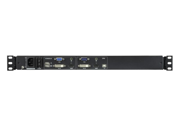 ATEN CL6700MW rack 43,9 cm (17.3") 1920 x 1080 pixlar Metall Svart 1U