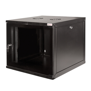 LogiLink W06A40B stativ 6U Vægmonteret stativ Sort