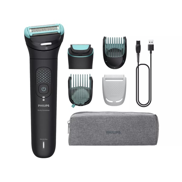 Philips 7000 series Body Groomer BG7470/15 2D-flexhuvud och dubbelt trim- och raksystem Philips 7000 series Body Groomer BG7470/15 2D-flexhuvud och dubbelt trim- och raksystem