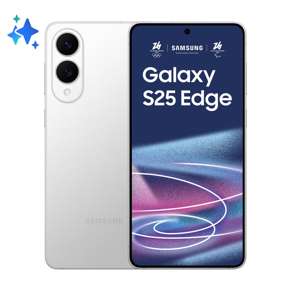 Samsung Galaxy S25 Edge 17 cm (6.7") Dubbla SIM-kort Android 15 5G USB Type-C 12 GB 512 GB 3900 mAh Silver Samsung Galaxy S25 Edge 17 cm (6.7") Dubbla SIM-kort Android 15 5G USB Type-C 12 GB 512 GB 3900 mAh Silver