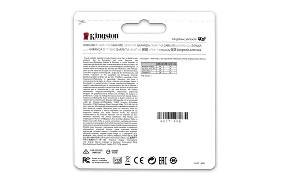 Kingston Technology DataTraveler 128 GB microDuo 3C 200 MB/s, dobbelt USB-A + USB-C