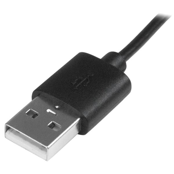 StarTech.com USBAUBL1M USB-kabel USB 2.0 1 m USB A Micro-USB B 0,48 Gbit/sek. Sort