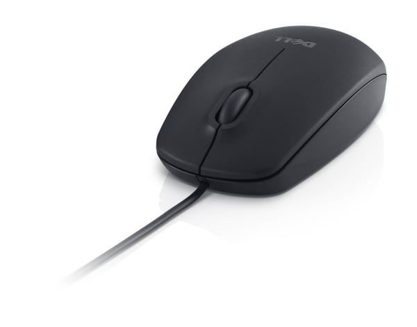 DELL optisk USB-mus med ledning, scrollhjul og 2 knapper (570-11147)