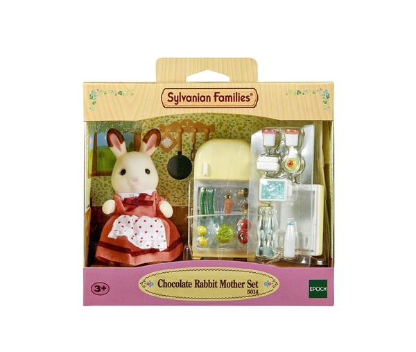 Sylvanian Families Sæt med Mor Chokoladekanin (køleskab)