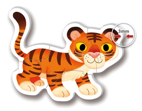 Clementoni My First Puzzles Puslespil 2 stk Dyr