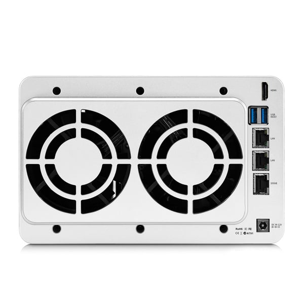 TerraMaster F5-422 NAS & lagringsserver Desktop Intel® Celeron® J3455 4 GB DDR3 0 TB Grå