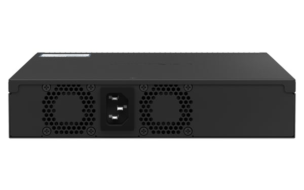 QNAP QSW-M2106R-2S2T nätverksswitchar hanterad L2 10G Ethernet (100/1000/10000) 1U Svart