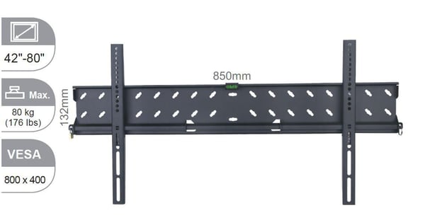 Vivolink VLMW4280 tv-fäste 2,03 m (80") Svart