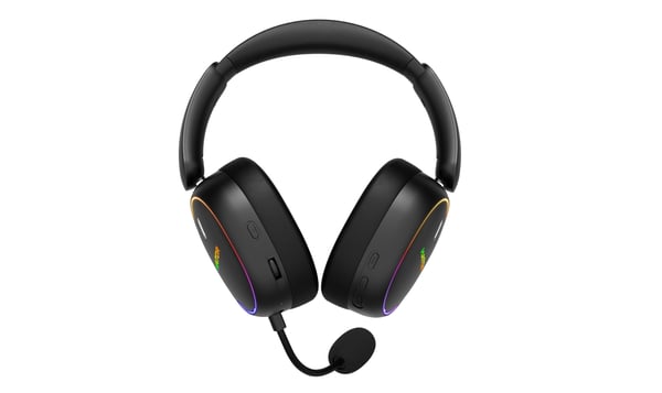 HATOR Phoenix 2 Wireless Kuulokkeet Langallinen & langaton Pääpanta Pelaaminen USB Type-C / USB Type-A Bluetooth Musta