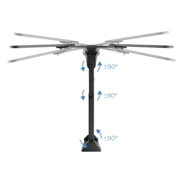 TooQ LP6055TN-B TV-kiinnike 139,7 cm (55") Musta