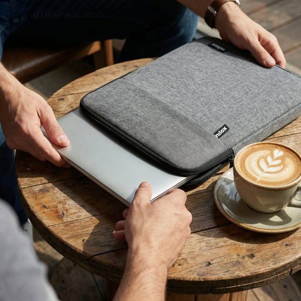 Nilox SLEEVE 17.3 GRIS 43,9 cm (17.3") Etui Grå