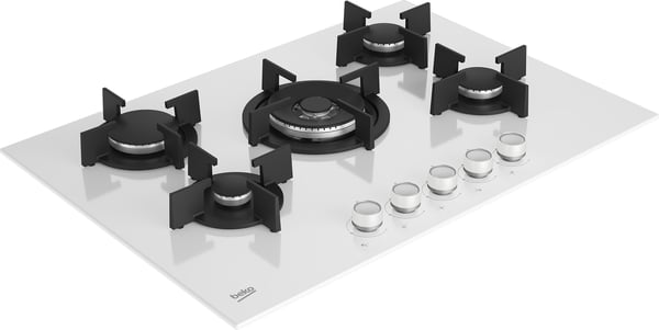Beko HILW75222SW Hvid Indbygget 75 cm Gaskomfur 5 zone(s)