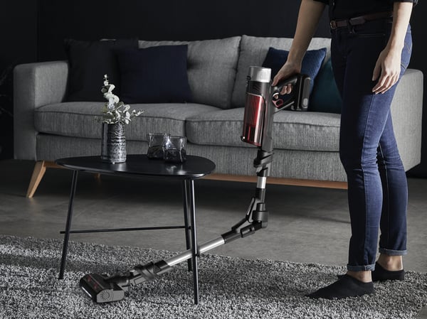 Rowenta RH2077 Skaftdammsugare, 2-i-1 Batteri Torr Utan påse 0,4 l 250 W Svart, Röd