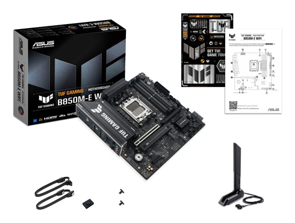 ASUS TUF GAMING B850M-E WIFI AMD B850 Sokkel AM5 micro ATX