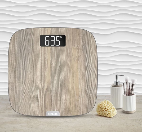 Tefal Origin PP1600 Oval Trä Elektronisk personvåg