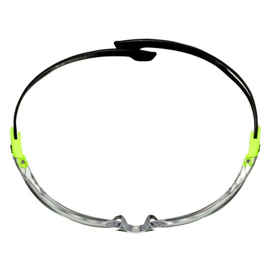 3M SF501SGAF-GRN-EU Beskyttelsesbriller Polykarbonat (PC) Sort, Grøn