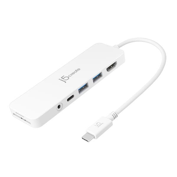 j5create JCD373-N USB-C® lättviktig multiadapter