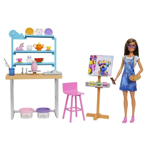 Barbie Relax & Create-kunstatelier