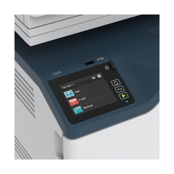 Xerox C235 A4 22 ppm trådlös kopiering/utskrift/scanning/fax PS3 PCL5e/6 ADF 2 magasin Totalt 251 ark