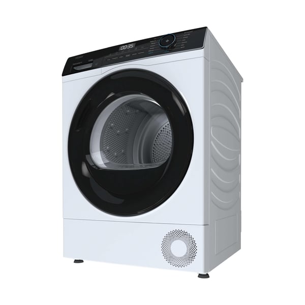 Haier HD90-B939E-IT tørretumbler Fritstående Front-læsning 9 kg Hvid