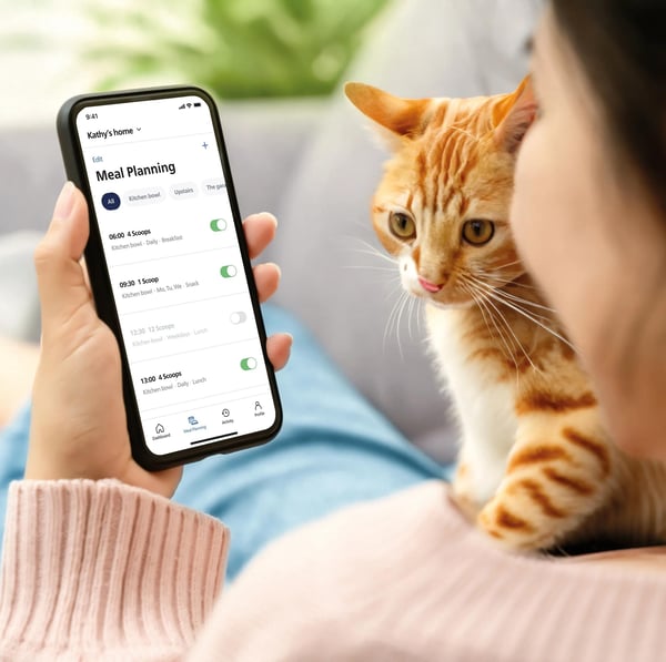 Philips 3000 series PAW3300/02 vandskål og foderautomat til hund og kat Plast Sort Automatisk foderautomat til kæledyr