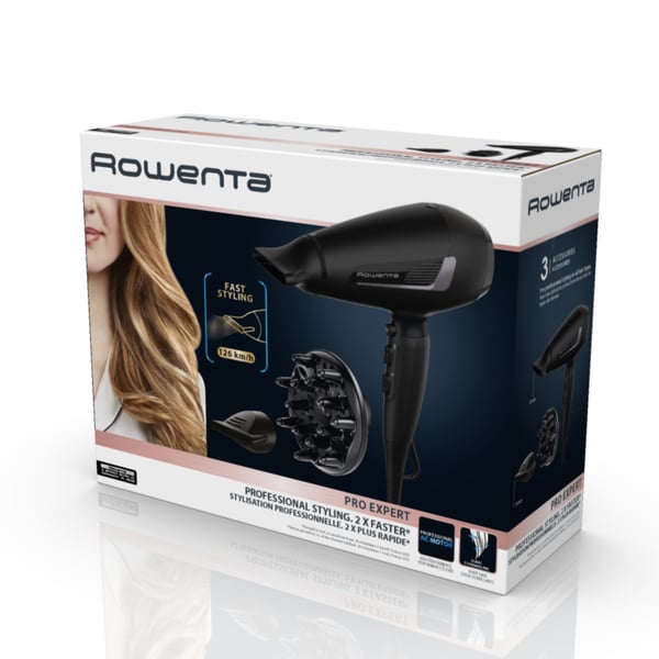 Rowenta Pro Expert CV8825 hårfön 2100 W Svart