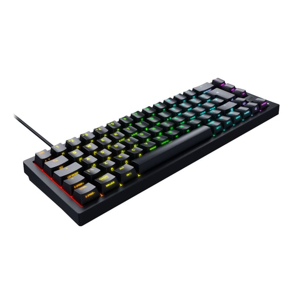 CHERRY K5V2 Compact näppäimistö Pelaaminen USB QWERTZ Saksa Musta