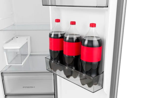 Hisense RS5P528STIE Kombinerad kyl/frys side-by-side Fristående 528 l Grå, Rostfritt stål