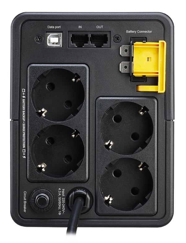 APC BX950MI-GR UPS-enhed Interaktivt indgangsstik 0,95 kVA 520 W 4 AC stikkontakt(er)