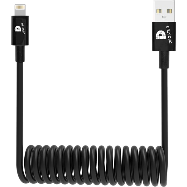 DEQSTER 50-733760 Lightning-kabel 0,8 m Svart (50-733760)