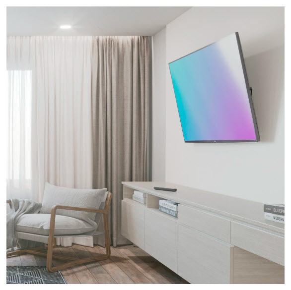 Hama 00220818 tv-fäste 2,54 m (100") Svart