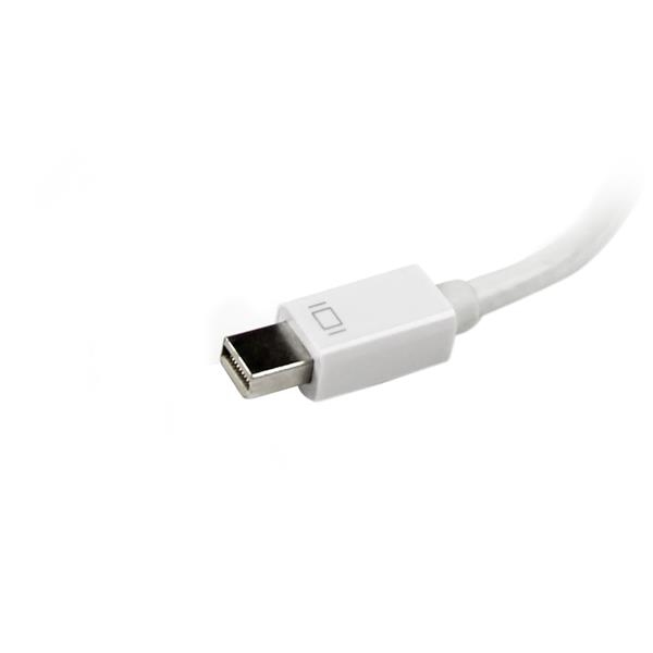 StarTech.com MDP2VGDVHDW videokabel adapter 0,15 m Mini DisplayPort DVI-D + VGA (D-Sub) + HDMI Hvid