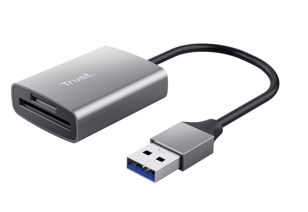 Trust Dalyx kortläsare USB 3.2 Gen 1 (3.1 Gen 1) Aluminium
