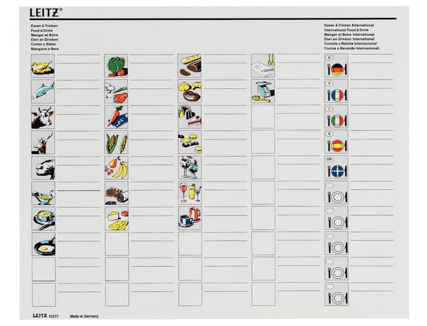 Leitz 19930003 Förvaringslåda för mappar Polystyren Transparent