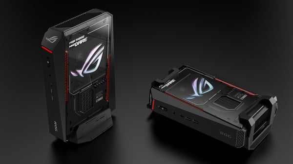 ASUS ROG NUC RNUC15JNK9X389A2 Intel Core Ultra 9 275HX 32 GB DDR5-SDRAM 1 TB SSD NVIDIA GeForce RTX 5070 Ti Windows 11 Home USFF Mini PC Musta