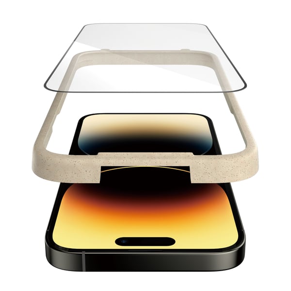 PanzerGlass ® Skærmbeskyttelse iPhone 14 Pro | Ultra-Wide Fit m. EasyAligner