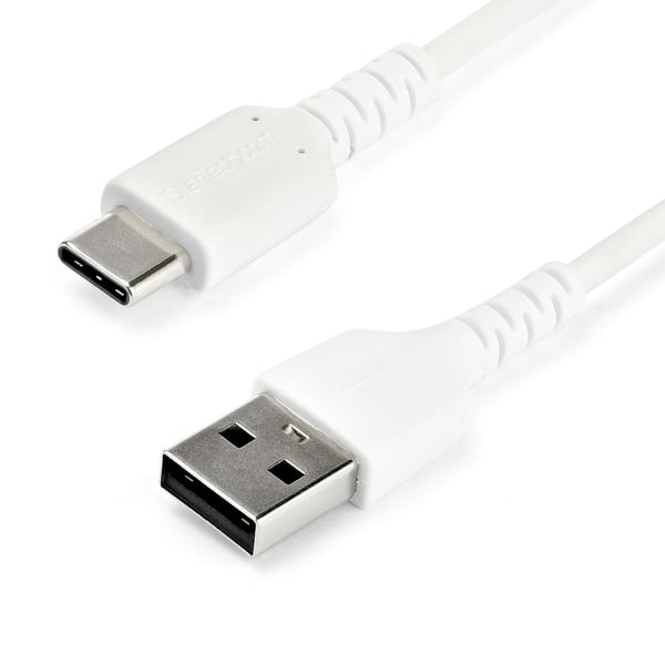 StarTech.com RUSB2AC2MW USB-kaapeli USB 2.0 2 m USB A USB C 0,48 Gbit/s 60 W Valkoinen