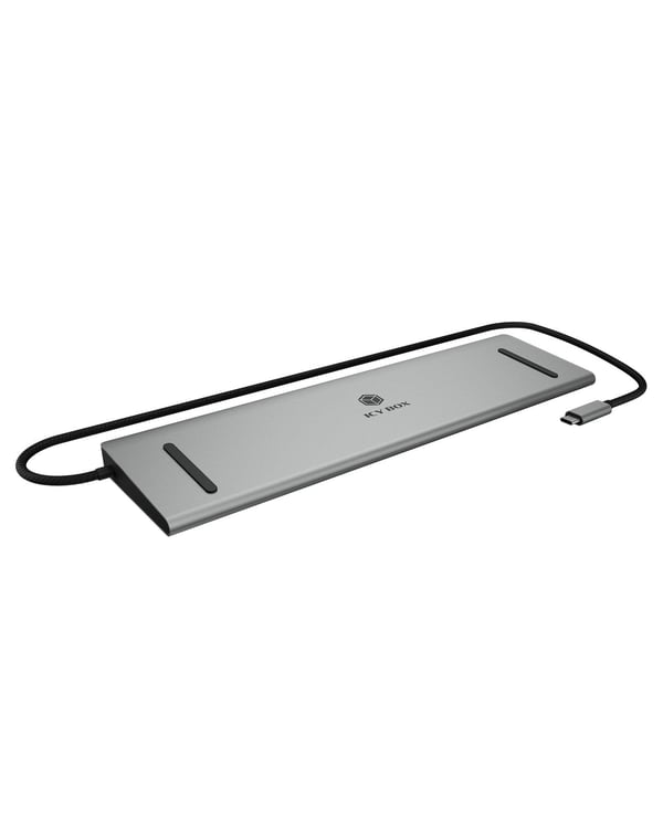 ICY BOX IB-DK2106a-CPD Kabel USB 3.2 Gen 1 (3.1 Gen 1) Type-C Antracit, Svart