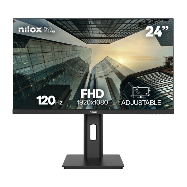 Nilox NXM24REG1201 computerskærm 61 cm (24") 1920 x 1080 pixel Fuld HD LED Sort