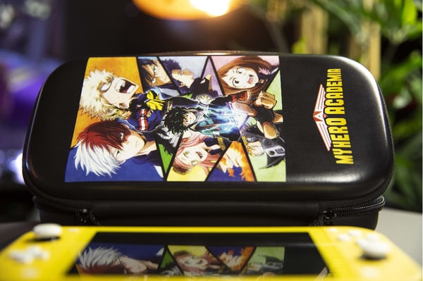 Konix My Hero Academia Hårt fodral Nintendo EVA (Ethylene Vinyl Acetate) Svart, Multifärg