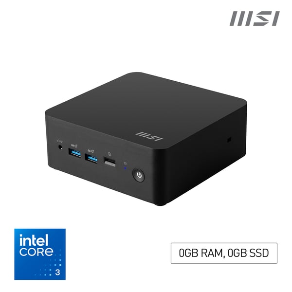 MSI Cubi NUC 1MG-014BEU Mini PC Svart 100U Intel® SoC