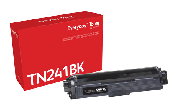 Everyday™ Mustavalko Toner by Xerox compatible with Brother TN241BK, Standard capacity