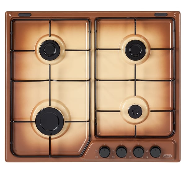 De’Longhi FFT 46 ASV Brun Indbygget 60 cm Gaskomfur 4 zone(s)