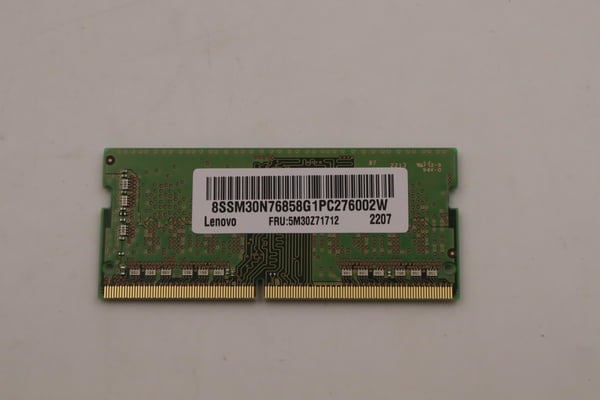 Lenovo 5M30Z71712 muistimoduuli 8 GB 1 x 8 GB DDR4 260-pin SO-DIMM Lenovo 5M30Z71712 muistimoduuli 8 GB 1 x 8 GB DDR4 260-pin SO-DIMM
