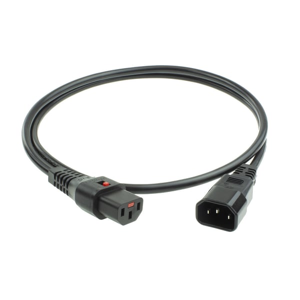 ACT AK5328 strömkablar Svart 2 m C13 coupler C14 coupler