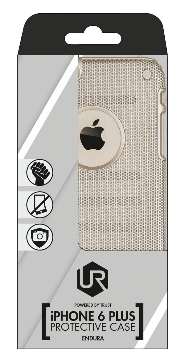 Trust Endura mobiltelefon etui 14 cm (5.5") Cover Guld