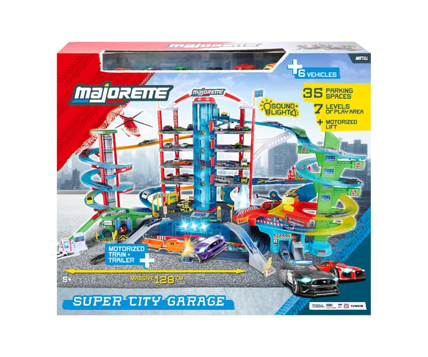 Majorette Super City Garage 6 Vehicles