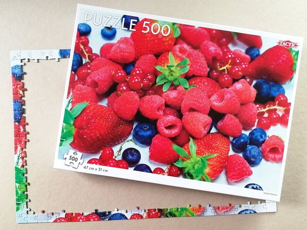 Tactic Lover's Special: Berrymania! - 500 pcs Puslespil 500 stk Mad og drikkevarer