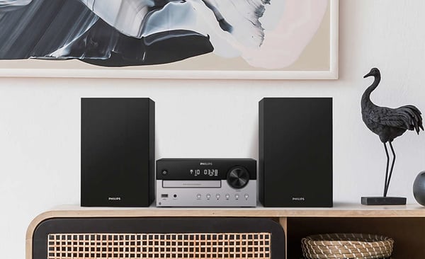 Philips TAM4205 Home audio micro system 60 W Sort, Sølv