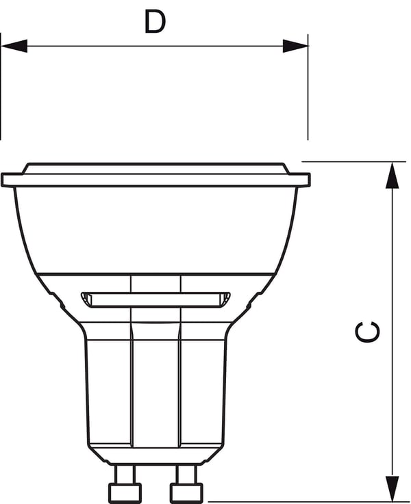 Philips Master LEDspot energy-saving lamp Varm hvid 3000 K 4 W GU10